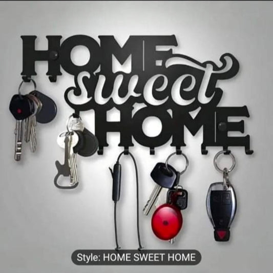 Sweet home metal key hanger