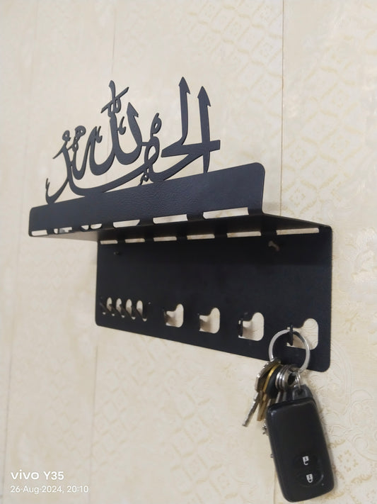 Metal mobile holder and key hanger